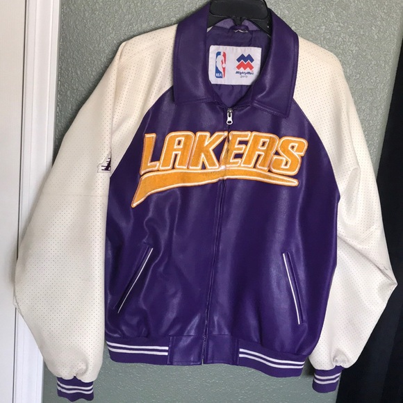 lakers old school jacket